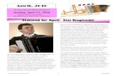 Featured for April: Stas Venglevski! · PDF fileWe are delighted to welcome Stas Venglevski, all the ... Sr.), and “Chitarra Romana.” He concluded with a