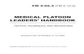 Medical Platoon Leaders' Handbook - Brookside · PDF filemedical platoon leaders™ handbook headquarters, department of the army tactics, techniques, and procedures ... 2-21. ambulance