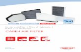 Cabin air filter catalogue 2014 - · PDF filecomponentistica di primo equipaggiamento e occupa circa ... catalogue comporte des produits de qualité d’équipe- ... Product overview