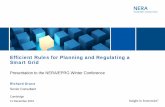 Efficient Rules for Planning and Regulating a Smart · PDF fileEfficient Rules for Planning and Regulating a Smart Grid ... “A smart grid is an electricity distribution network ...