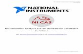 NI Combustion Analysis System Software for LabVIEW™ · PDF file4.9.4 Start and End of Combustion ... combustion analysis applications with real-time feedback control ... NI Combustion