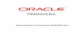 New Features in Primavera P6 EPPM 16 1 WHATS NEW - · PDF fileIf you find any errors, ... New Features in Primavera P6 EPPM 16.1 ... Global Search and Replace has several new features