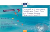 Research and Innovation Activities on Smart Grids and ... · PDF fileActivities on Smart Grids and Energy Storage ... • Regulatory environment for privacy, data protection, data