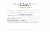 Attaining Your Desiresatta · PDF fileAttaining Your Desires By Genevieve Behrend Version 1/28/2010 This book is a free book brought to you by Kadan Westra. You may freely share it