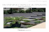 RETAINING WALLS & PAVERS - bbp.stylebbp.style/.../AM-RetainingWallsPavers-LandscapingBrochure-NNSW.pdf · RETAINING WALLS & PAVERS / NTH NSW Above: Grandwall Sand ... for retaining