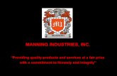 MANNING INDUSTRIES, INC. Web Brochure.pdf · Introduction From design & construction to installation & commissioning, Manning Industries, Inc. is the leader in fast track project