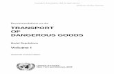 Recommendations on the TRANSPORT OF DANGEROUS GOODS · PDF file- 1 - RECOMMENDATIONS ON THE TRANSPORT OF DANGEROUS GOODS NATURE, PURPOSE AND SIGNIFICANCE OF THE RECOMMENDATIONS 1.