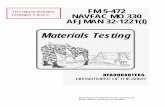 Materials Testing - Military Equipment  · PDF fileMaterials Testing Overview ... (ASTM D 422-63 and ASTM 2217-85) ... Section I. Mechanics of Soil Stabilization and Modification