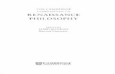 COMPANION TO RENAISSANCE  · PDF filethe cambridge companion to renaissance philosophy edited by james hankins harvard university cambridge university press