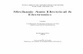 Mechanic Auto Electrical & Electronics - DGE&T · PDF fileMechanic Auto Electrical & Electronics ... practical Trade theory ... assembles and repairs various kinds of electronic equipment