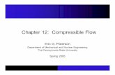 Chapter 12: Compressible Flow - .xyzlibvolume6.xyz/.../adiabaticflow/adiabaticflowpresentation1.pdf · ME33 : Fluid Flow 34 Chapter 12: Compressible Flow Shock Waves and Expansion