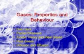 Gases: Properties and Behaviour - College of · PDF fileGases: Properties and Behaviour Gas Laws Partial Pressures Kinetic Theory and Ideal Gases Real Gases Diffusion and Effusion