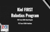 Kiel FIRST Robotics Program - Kiel High School presentation.pdf · Kiel FIRST Robotics Program FRC Team 5586: Bond Brigade FTC Team 10760: Funktions