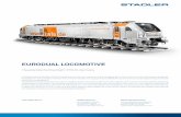 EURODUAL LOCOMOTIVE - Amazon Web Services… · EURODUAL LOCOMOTIVE Havelländische Eisenbahn (HVLE), Germany ... – Diesel engine manufacturer: Caterpillar – Electrical transmission