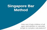 Singapore Bar Method - orleans.richmond.sch.uk zone/maths/ks2... · Singapore Bar Method How can it help children of all ages and abilities to calculate simple to complex calculations?