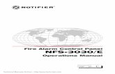 Fire Alarm Control Panel NFS-3030/Efirealarmresources.com/.../Notifier-NFS-3030-E-Operations-Manual.pdf · Fire Alarm Control Panel NFS-3030/E Operations Manual C ... NOTIFIER ®