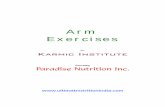 Arm Exercises - Paradise Nutritionultimatenutritionindia.com/7506secure/pdf/arm_excercise.pdf · Exercise Tips By Karmic Institute ...
