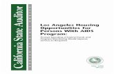 Los Angeles Housing Opportunities for Persons With · PDF fileLos Angeles Housing Opportunities for Persons With AIDS Program: Prompt Spending of Federal Funds and Program Monitoring