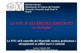 LE NTC E GLI EDIFICI ESISTENTI Le indagini” - geo-tec.itgeo-tec.it/wp-content/uploads/2015/02/SEMINARIO-INDAGINI... · Michela Monaco – GLI EDIFICI ESISTENTI – Le indagini •
