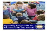 Operating Budget 2016 Charlottesville City Schoolscharlottesvilleschools.org/.../2015/06/FY17-Approved-Budget.pdf · Budget work session ... Title IV-B 21st Century 199,530 ... Actual