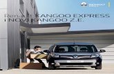 Renault KANGOO EXPRESS i NOVI KANGOO Z.E. · PDF fileUNUTRAŠNJIM IZGARANJEM ILI ELEKTRIČNI MOTOR, IZVEDBA S ... približno su jednaki kao kod vozila s usporedivim motorom s unutarnjim