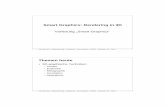 Smart Graphics: Rendering in 3D - Medieninformatik · PDF fileLMU München – Medieninformatik – Butz/Boring – Smart Graphics – SS2007 – Methoden: 3D – Folie 9 Analytisches