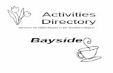 Activities Directory -  · PDF fileActivities Directory Services for Older People in the Southern Region Bayside