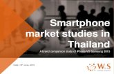 Smartphone market studies in Thailand - W&S Thailandyimresearch.com/upload/userfiles/files/Voluntary Report_Thailand... · Smartphone market studies in Thailand A brand comparison
