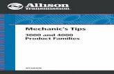 Mechanic's Tips 3000 and 4000 Product Familieswanderlodgegurus.com/database/Theory/AllisonHD4060ServiceManual.… · The service procedures recommended by Allison Transmission (or
