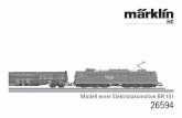 Modell einer Elektrolokomotive BR 151 26594 · PDF file4 Informationen zum Vorbild Anfang der 70er-Jahre benötigte die Deutsche Bundesbahn (DB) für den schweren Güterzugdienst neue