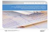 Guidance on the use of Certificates of Work, Producer ... · PDF fileGuidance on the use of Certificates of Work, Producer Statements, ... producer statements and design features reports