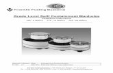 Grade Level Spill Containment Manholes - Franklin · PDF fileGrade Level Spill Containment Manholes 705, 715, 725-GL (5,15, & 25 Gallon) ... Part No. Size Base Covers Drain Replacement