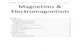 IGCSE Triple Physics 2011 Vers. 1.0 Magnetims ... Electromagnetism_notes… · © Nelkin & Cooke’s Physics Notes IGCSE Triple Physics 2011 Vers. 1.0 3 become curvy. Induced Magnetism