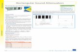 Rectangular Sound Attenuators Air Distribution · PDF fileAir Distribution Sound Attenuation Rectangular Sound Attenuators 3/4 SA 20 - December 2016 - Rev.3 Note: Sound power levels