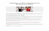Fighting a Taller Opponent in Boxing and MMA · PDF fileFighting a Taller Opponent in Boxing and MMA Fighting a taller opponent – Fedor Vs some giant dude Ever wondered how to fight