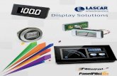Display Solutions - docs- · PDF filefor rapid development of your next display project ... and 128 x 64 pixel graphic dot matrix display. ... LED backlit, 12 Pin DIL Connection SP