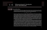 14 Dimensional Analysis and Similitude - · PDF fileGiordano-5166 50904_01_ch14_p001-042 January 24, 2013 15:26 1 14 Dimensional Analysis and Similitude Introduction In the process