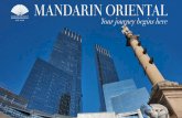 MANDARIN ORIENTAL - Berkeley · PDF fileAs a New York City icon, Mandarin Oriental, New York welcomes you with the Sky Lobby, overlooking the glittering skyline and Central Park at