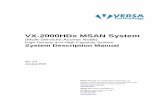 VX-2000HDx MSAN System - Versatek Telcoversatektelco.com/.../2016/02/PDF-VX-2000HDx-MSAN-System-Descr… · VX-2000HDx MSAN System System Description Manual - 1 - 1. Introduction