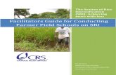 Facilitators Guide for Conducting Farmer Field Schools on · PDF filePREFACE TO THE GUIDE SRI Facilitators Guide The SRI Facilitators Guide is intended to support farmers’ learning