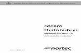 Steam Distribution - Nortec Humidity · PDF fileContents 2 Installation 2 Receiving and Unpacking 2 Pre-Installation 2 Steam Line Installation 3 Condensate Return Guidelines for Main