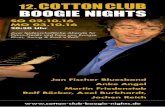 12. Cotton CLUB BooGIE   und Fans von Boogie, Blues, Swing  RocknRoll! Jan Fischer Bluesband ... ACOUSTIC BLUES + BOOGIE POWER! DIE QUEEN OF BOOGIE WOOGIE!