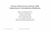 NOTES 30B INDUCTANCE CALCULATION METHODS.ppt 30B INDUC… · Power Electronics Notes 30BPower Electronics Notes 30B Inductance ... W. Grover, Inductance Calculations: ... inductance