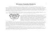 Byrnes Family History - Hale-Byrnes · PDF file1 Byrnes Family History Compiled by Ann Byrnes Alleman The Byrnes Family that we know begins in Ireland. There are many Byrnes families