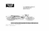 Norton Commando Motorcycle Service Notes - Wattco  · PDF fileCOMMANDO SERVICE NOTES COMPLETE WITH ELECTRIC START Text - Tim Stevens, John Hudson Editor -- Alan Osborn