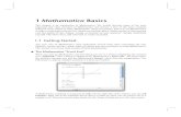 1 Mathematica Basics -  · PDF file1 Mathematica Basics ... Mathematica allows multiplication to be indicated in three ways. ... 10