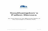 Southampton’s Fallen Heroes · PDF fileSouthampton’s Fallen Heroes ... BARNES Albert Edward BARNES Edward John BARNES Ernest James BARNES Francis Frederick BARNES George Henry