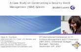 A Case Study on Constructing a Security Event Management ... IMF-2007-vkg.pdf · A Case Study on Constructing a Security Event Management (SEM) System ... SEM system constructed using