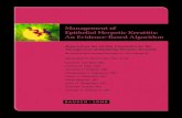 Management of Epithelial Herpetic Keratitis: An Evidence ... · PDF filemanagement of epithelial herpetic Keratitis: an evidence-based algorithm SeCTION ONe: Developing a Treatment