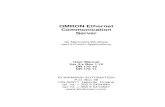 OMRON Ethernet Communication Server - Klinkmannmedia.klinkmann.com/servers/docs/1701XM112.pdf · Example program for sending “unsolicited” data from PLC ... The Omron Ethernet